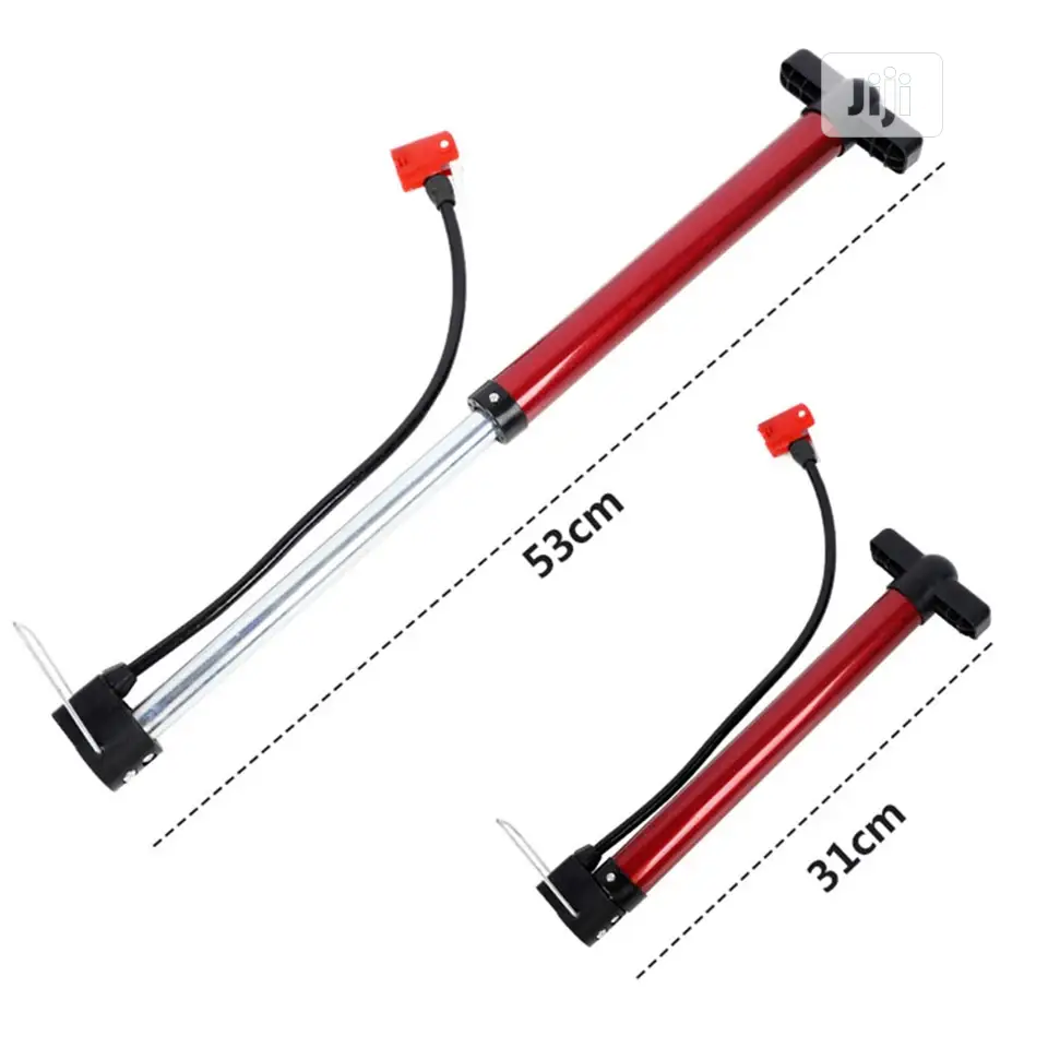 1pcs Aluminum Alloy Bike Pump Portable Foot Pump Schrader