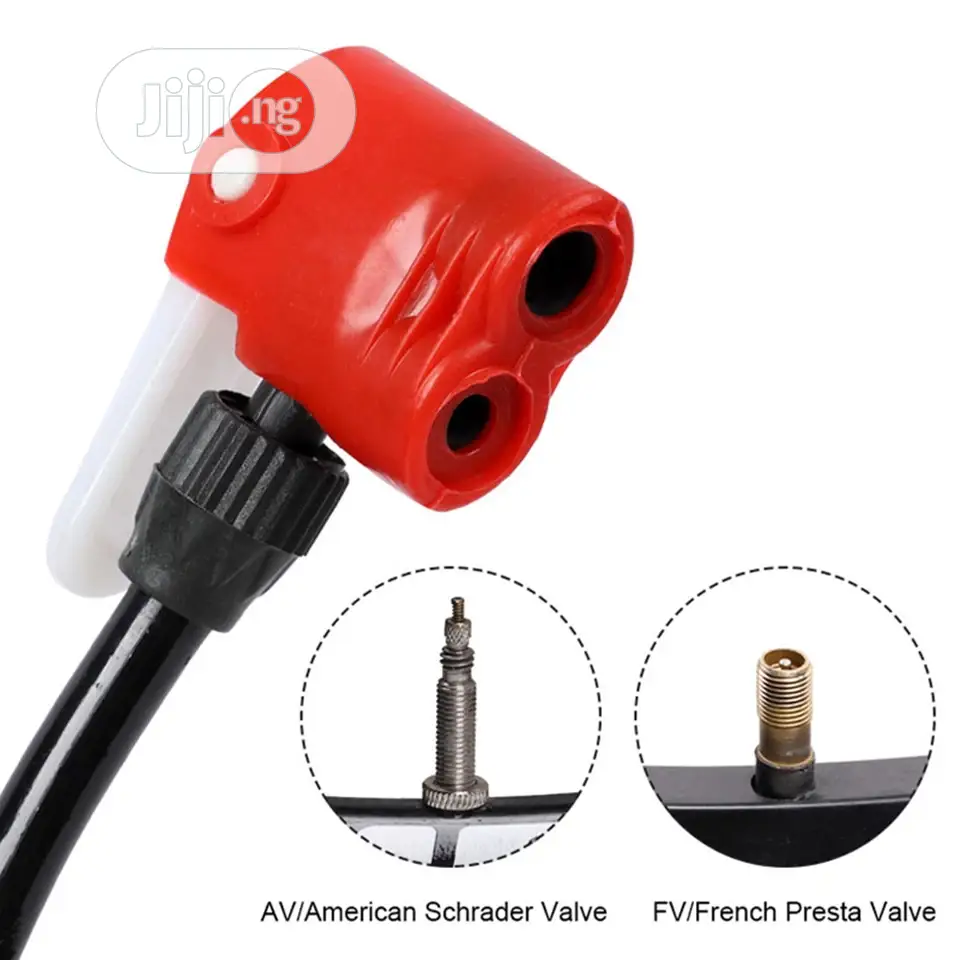 1pcs Aluminum Alloy Bike Pump Portable Foot Pump Schrader