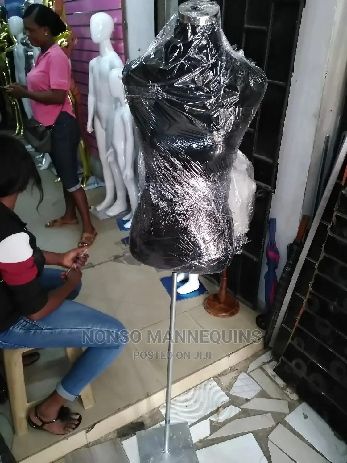 Female Pinnable Half Body Dressform Display