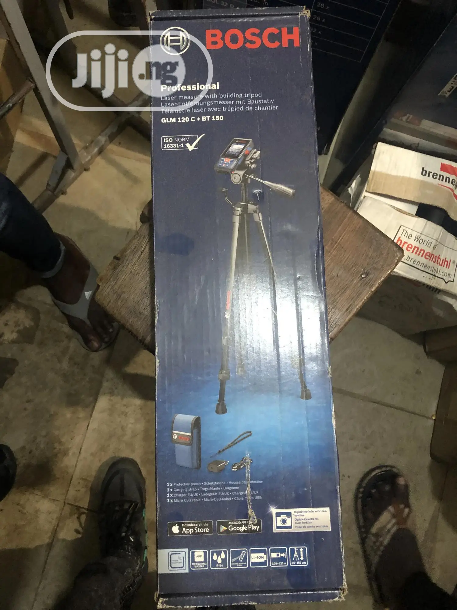 Bosch (Laser Distance Measure Glm 120c+Bt150) Professional