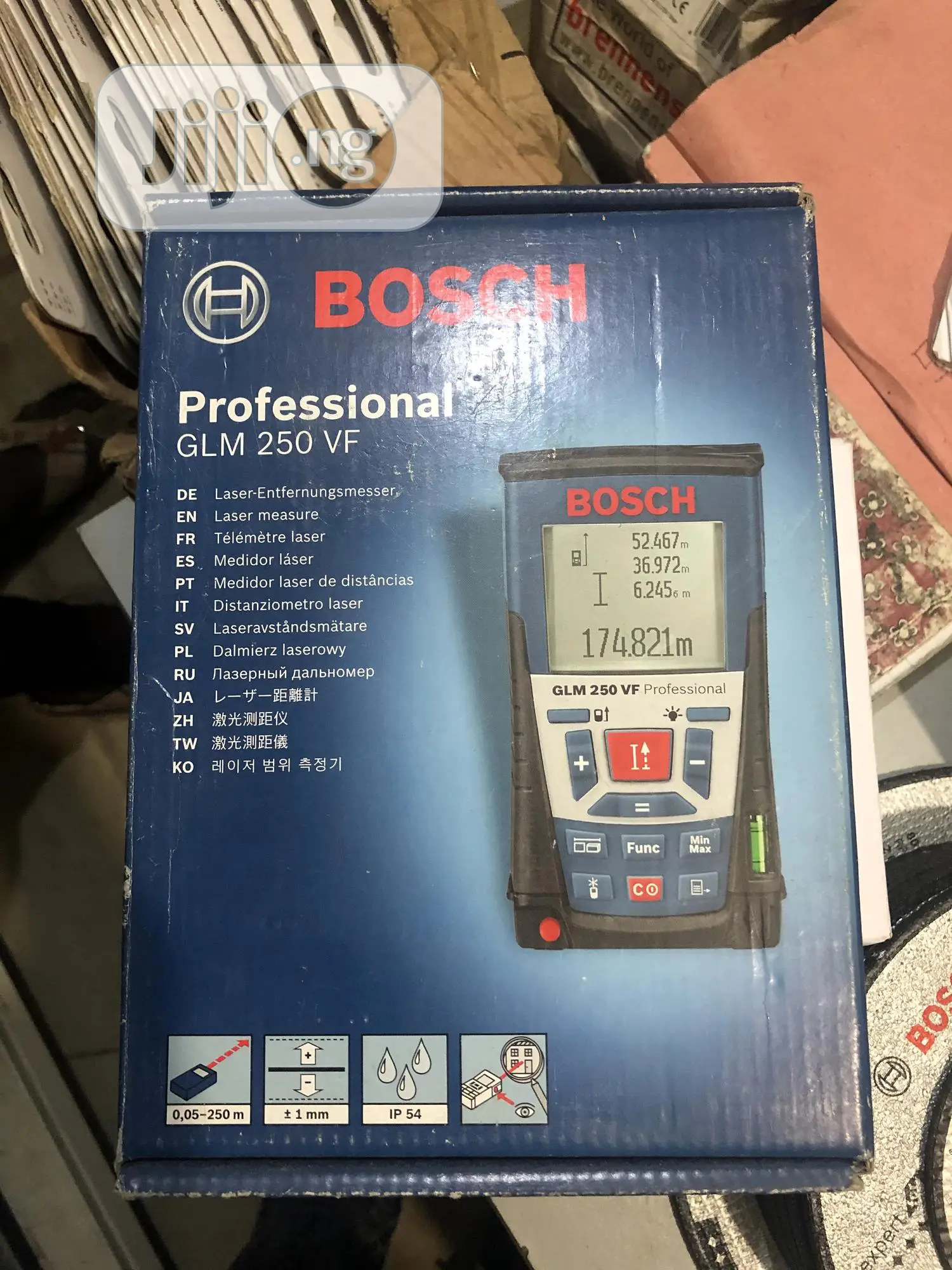 (Bosch)Laser Distance Measure GLM 250vf Professional