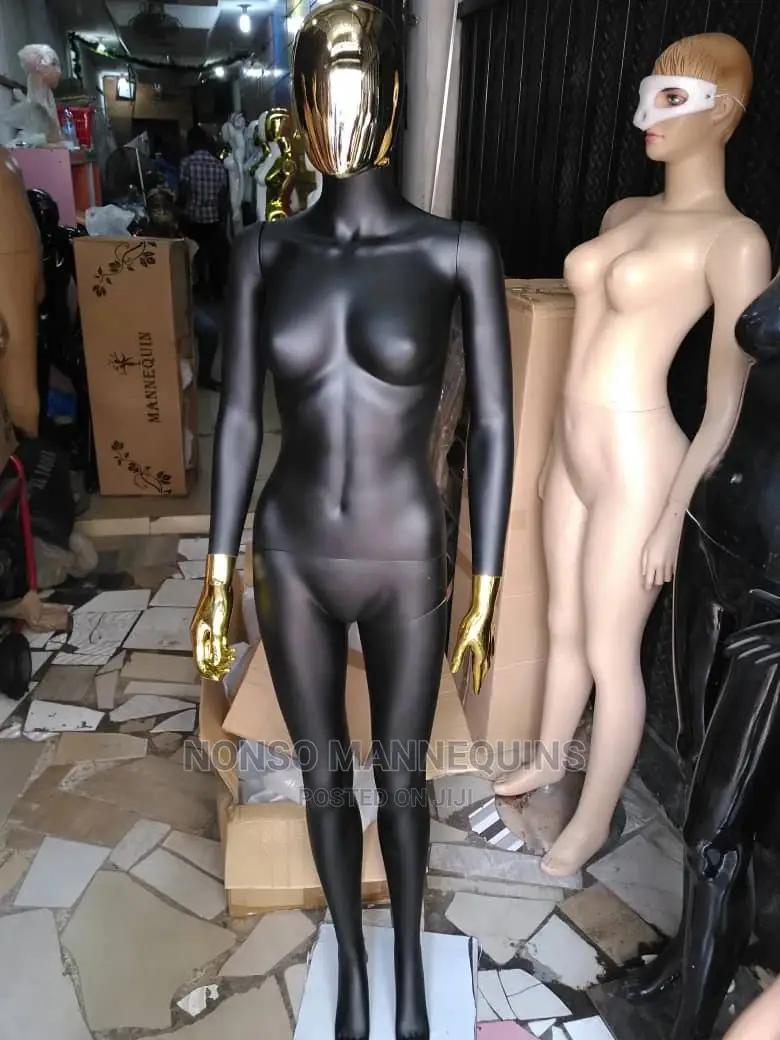 Gold and Black Female Mannequins