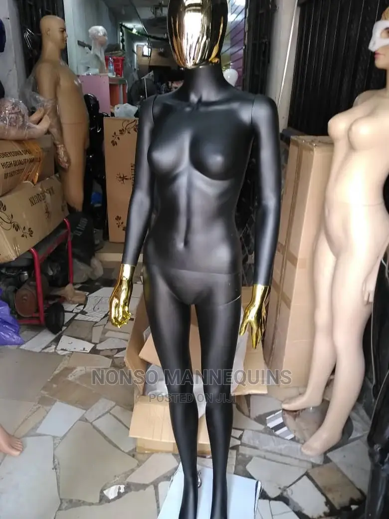 Gold and Black Female Mannequins