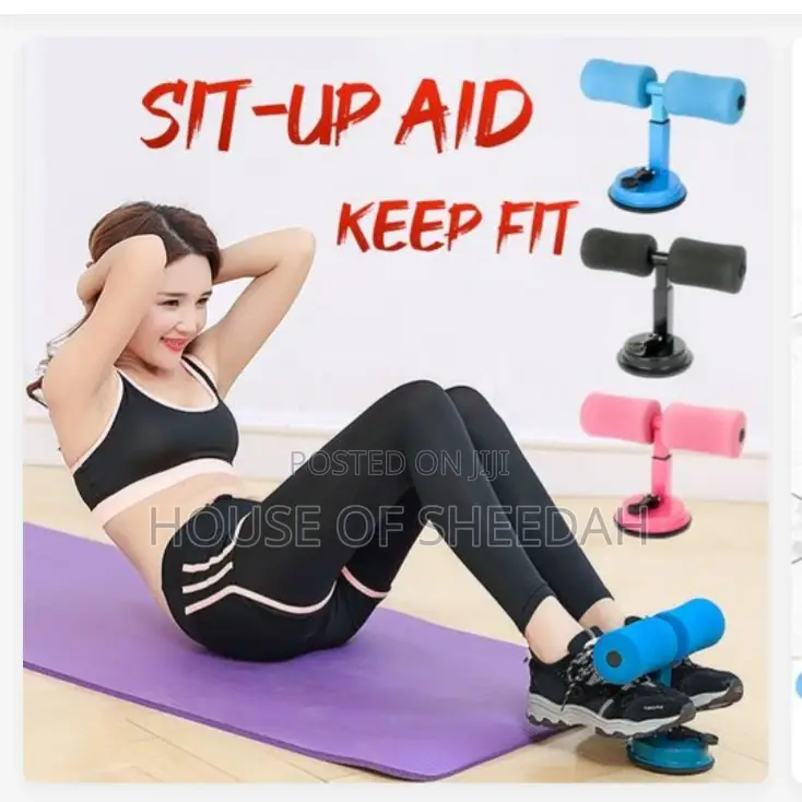 Sit-Ups/Push-Up Assist Abdominal Exercise Roller Fitness Tol