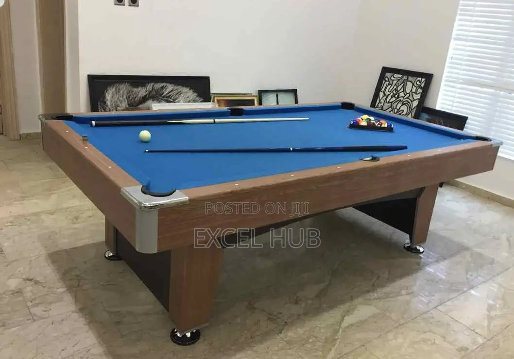 8ft Snooker Pool Table Brown Body