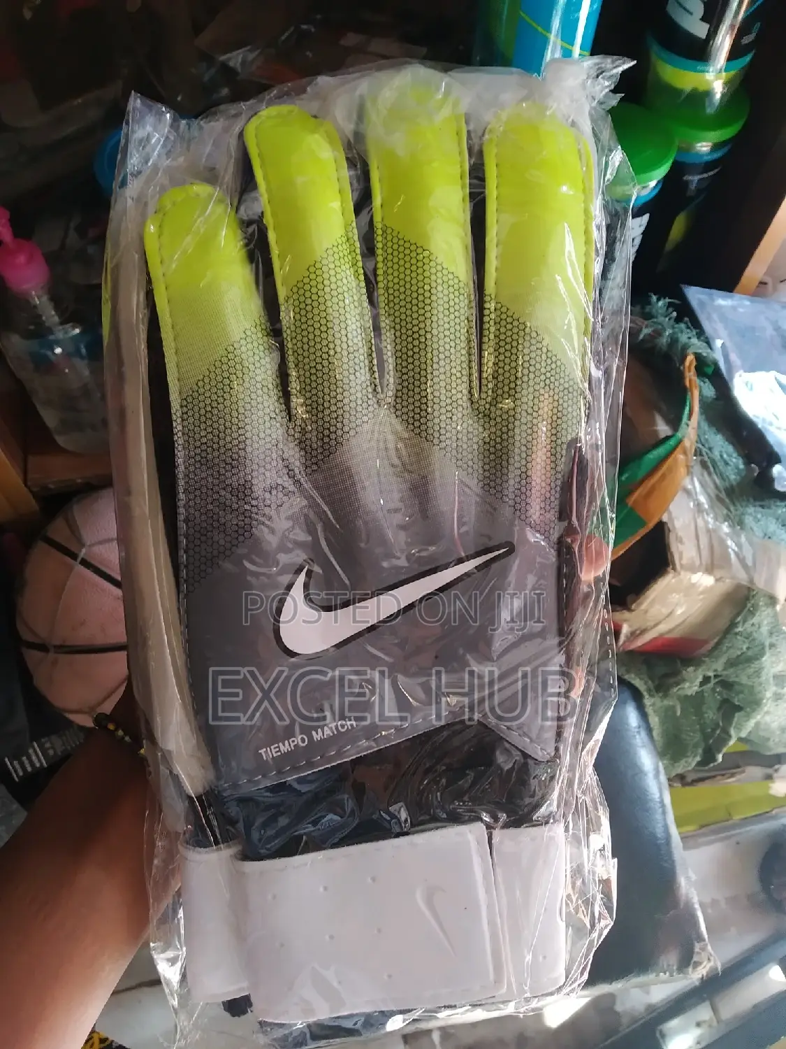 Goal Keepers Glove Lemon