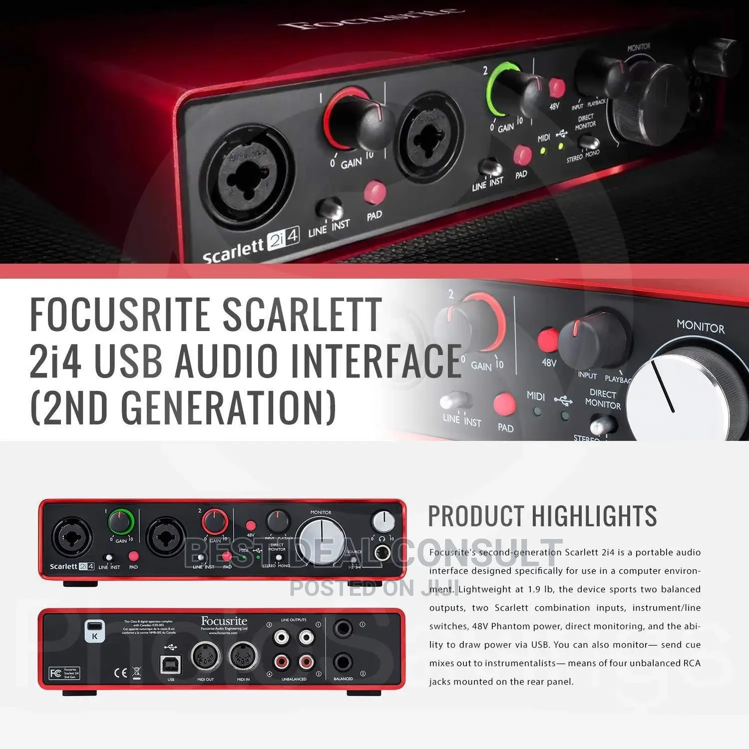 Focusrite Scarlet 2i4