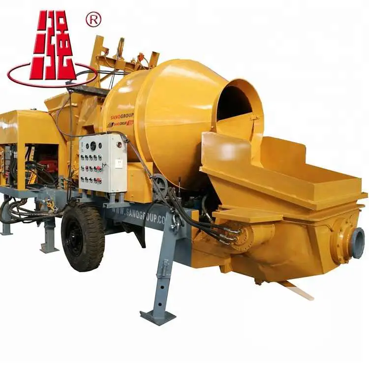 Diesel Concrete Mixer With Pump