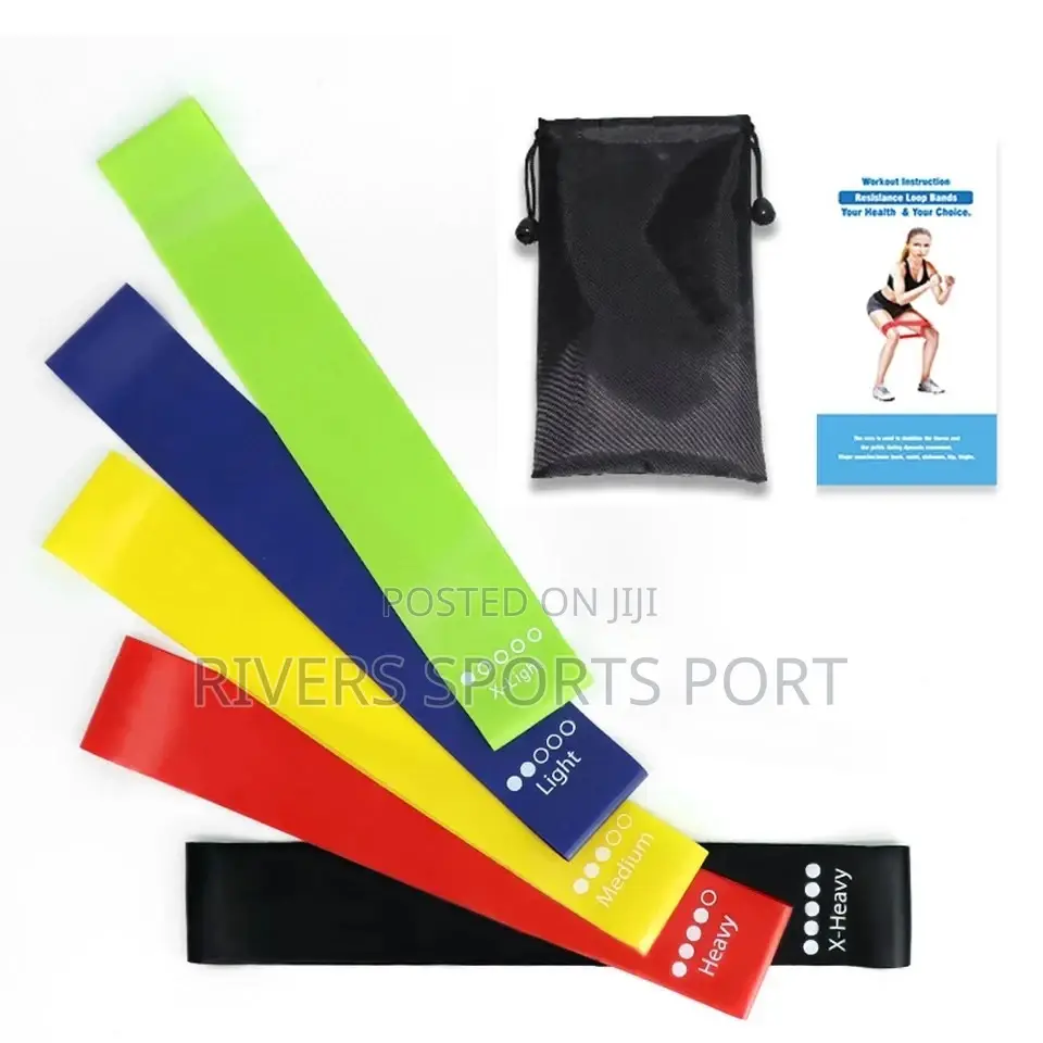 5 in 1 Resistance Bands Set Elastic Band for Fitness
