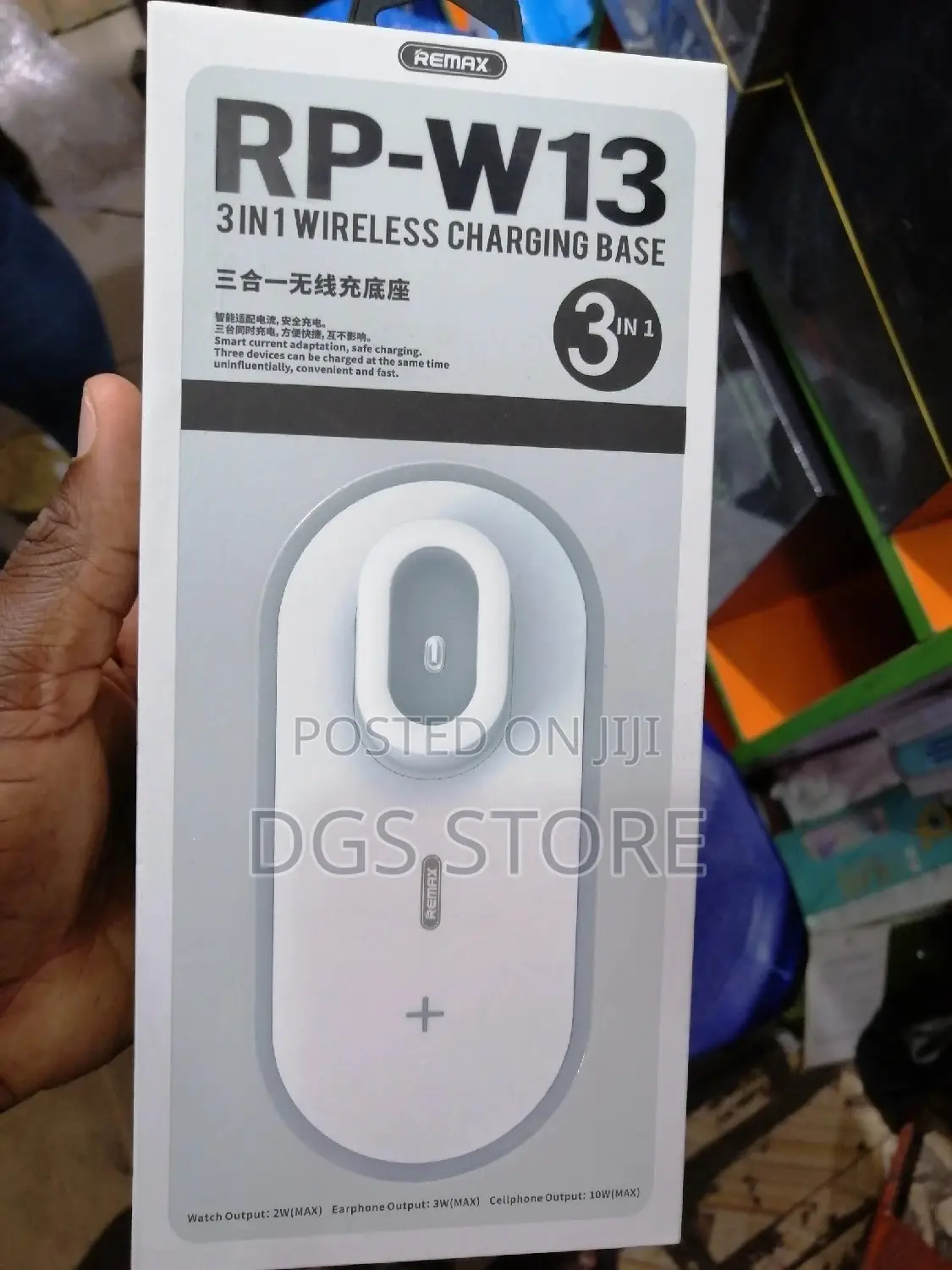 Remax Rp W13 3in1 Wireless Charging Base