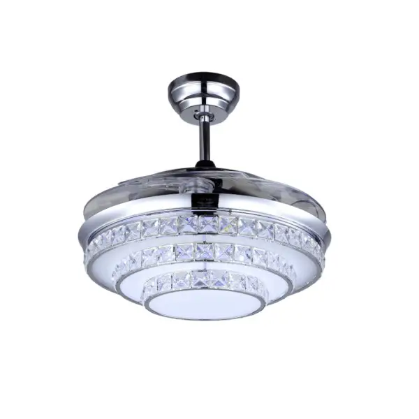 Retractable Blade LED Fan Chanderlier
