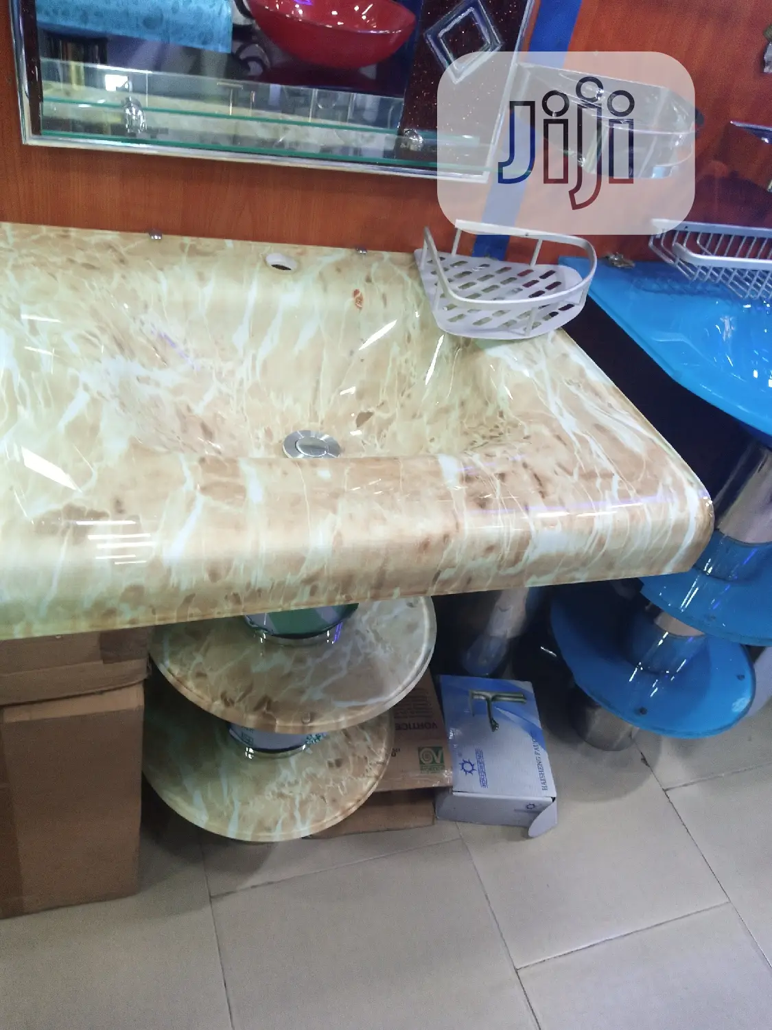 Wash Dinning Basin Marble Gold