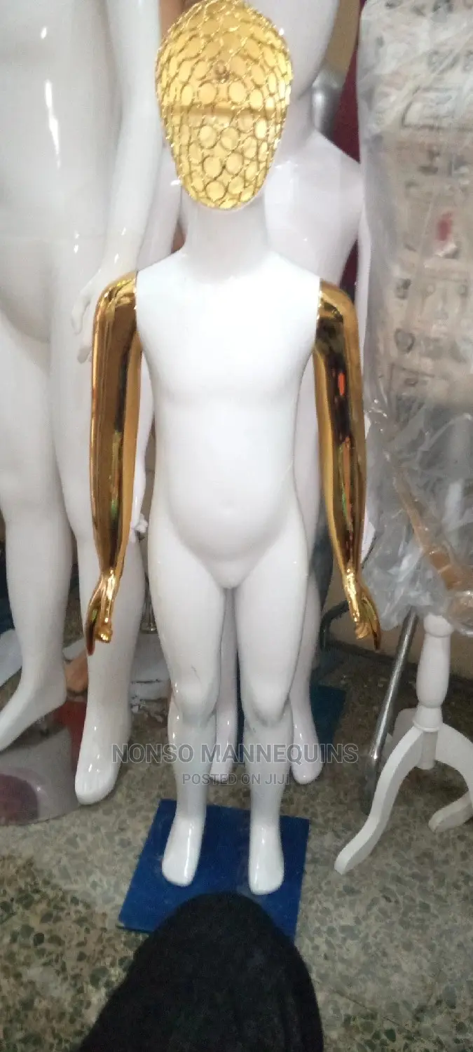 Unisex Kids Gold/White Display Mannequin