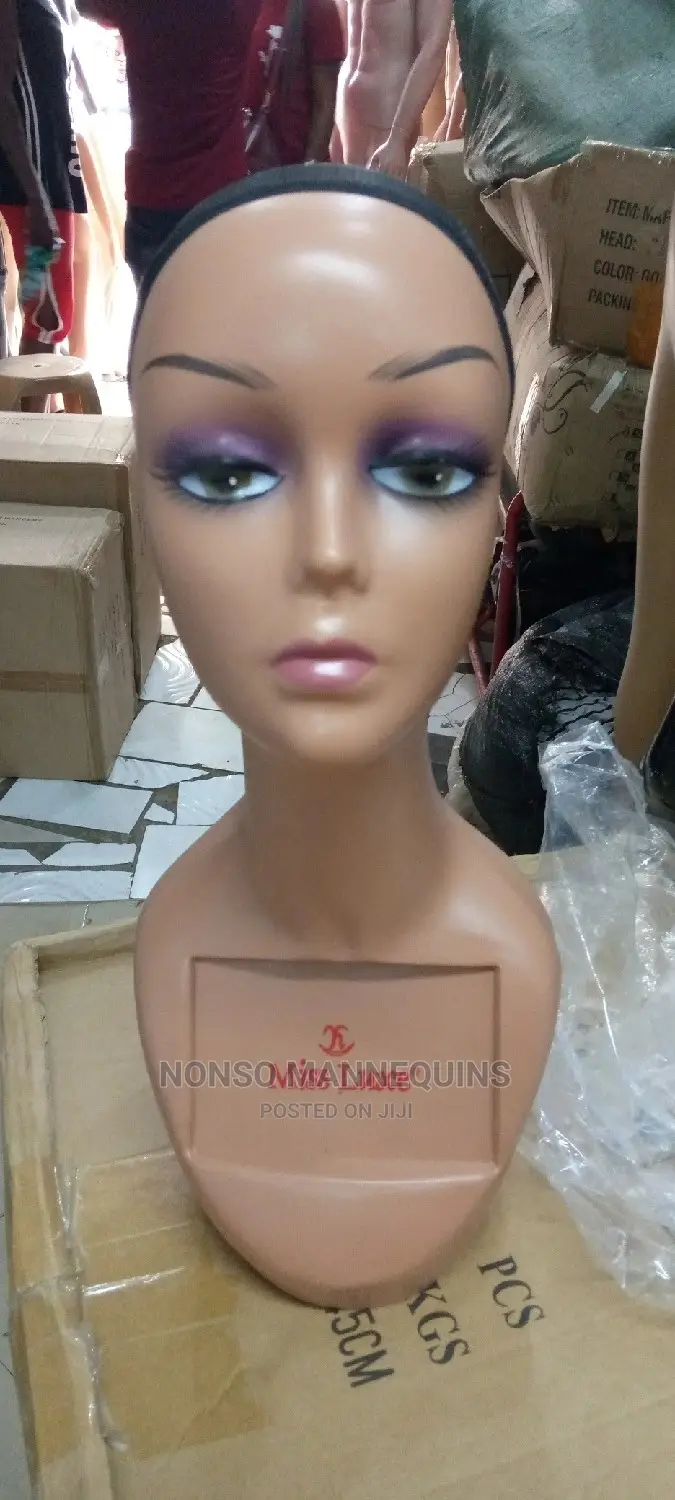 Plastic Display Head Mannequins