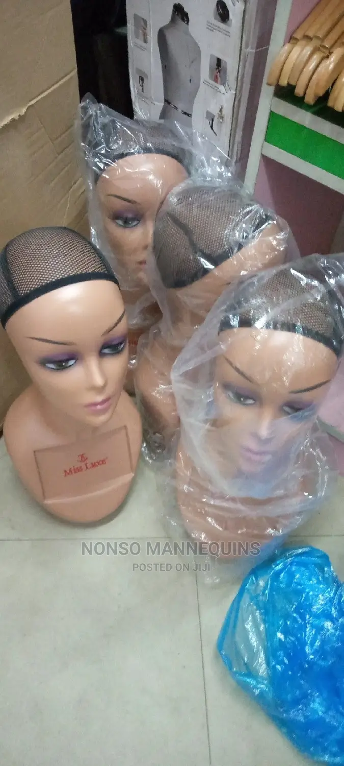 Plastic Display Head Mannequins