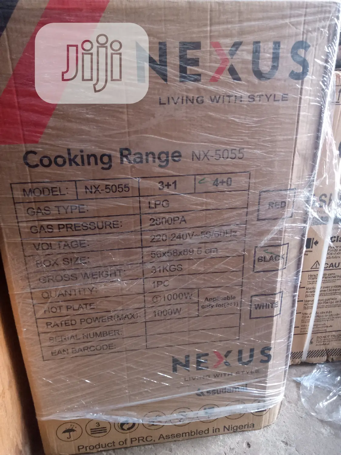 Nexus Gas Cooker With Oven at Affordable Price