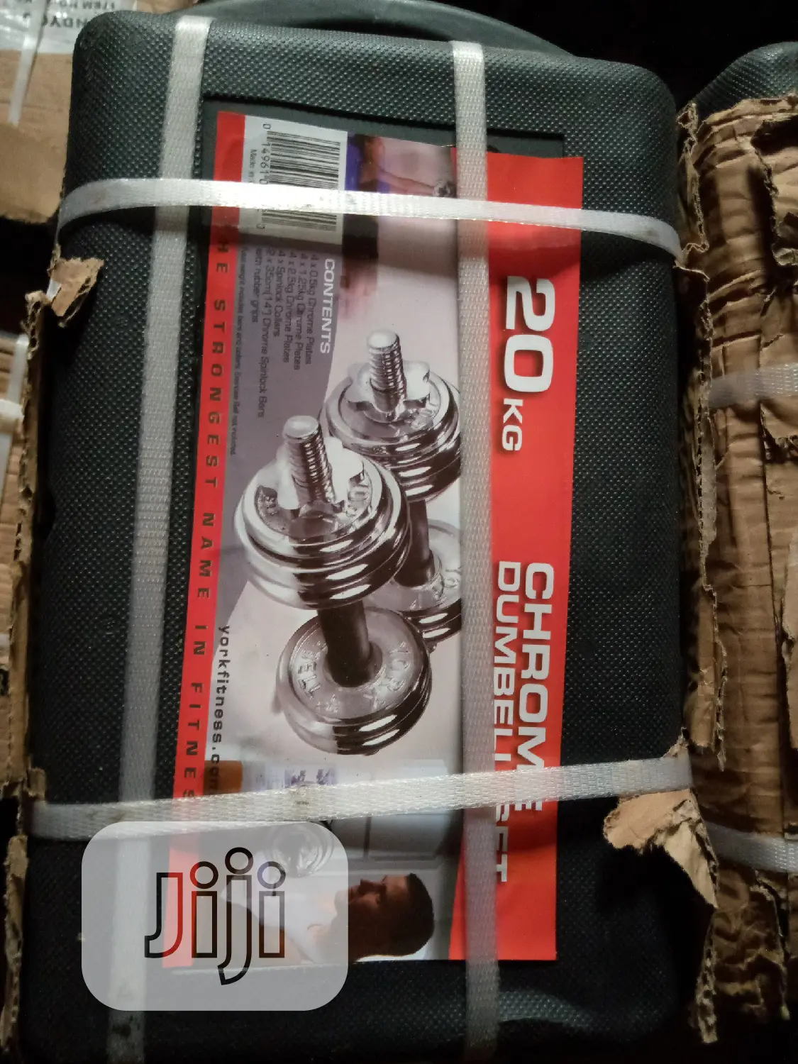 20kg Adjustable Chrome Dumbbells With Box