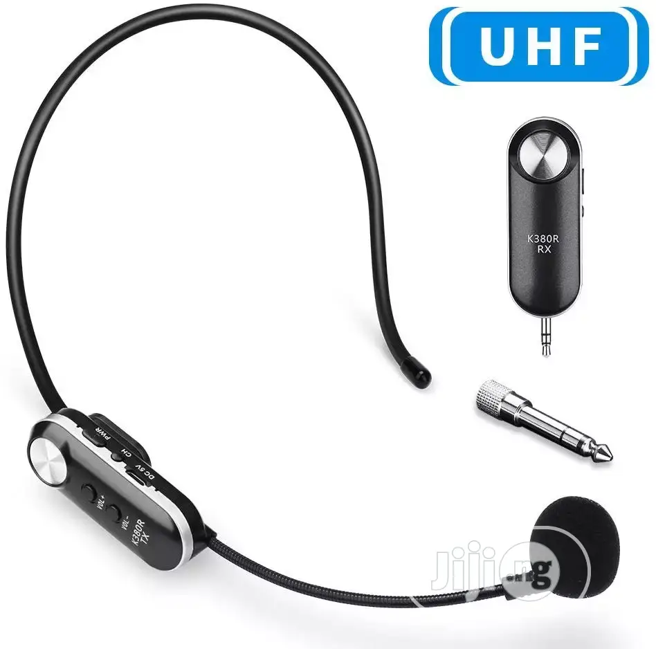 Head Wireless Microphone System With Audible Voice Sound