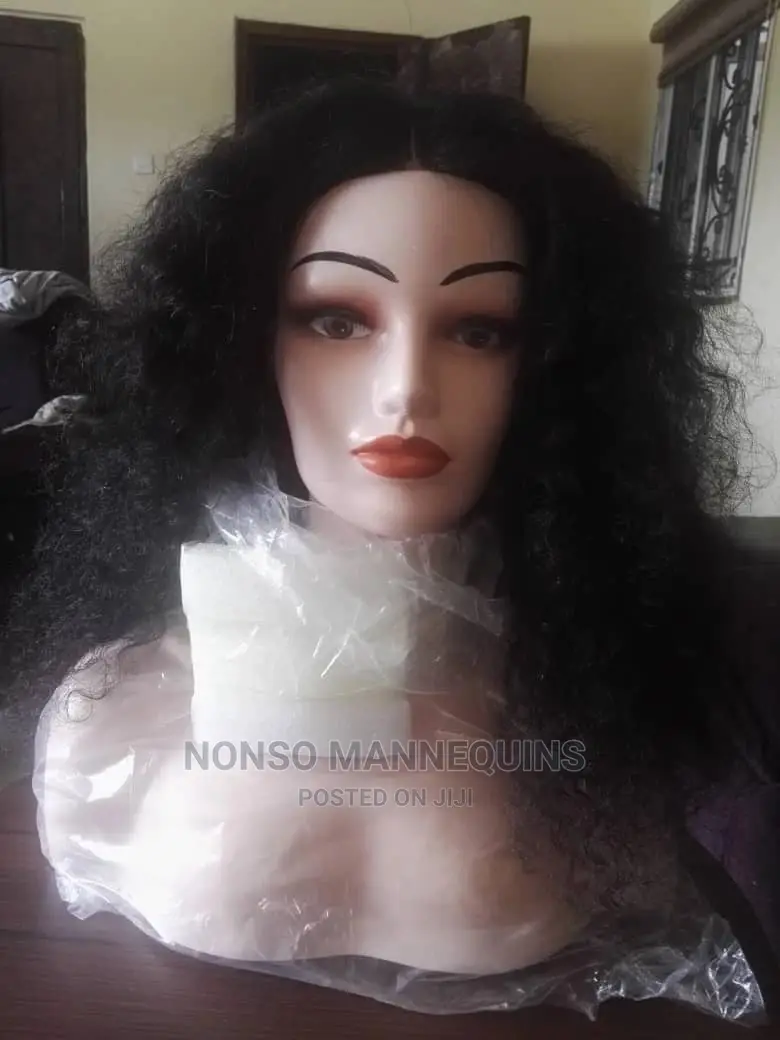 Plastic Head Mannequin Display