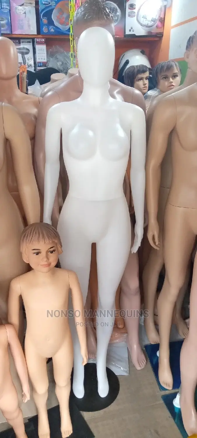 Size 10 Detachable Female White Faceless Mannequins
