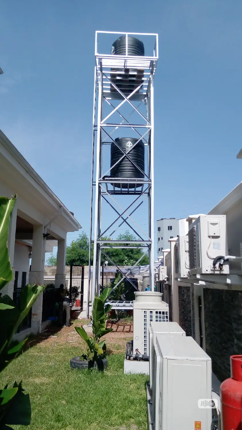 Tank Tower( Stanchions) To Carry Plastic Tank And Corrugated