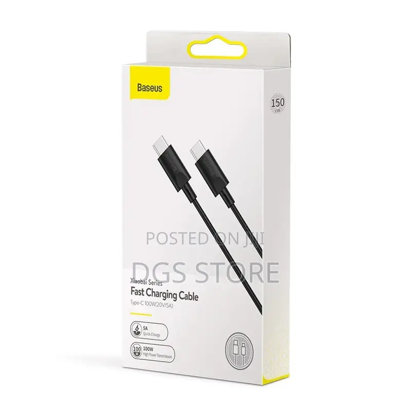 Baseus Xiaobai Series Fast Charging Cable Type C 100w 20v/5a