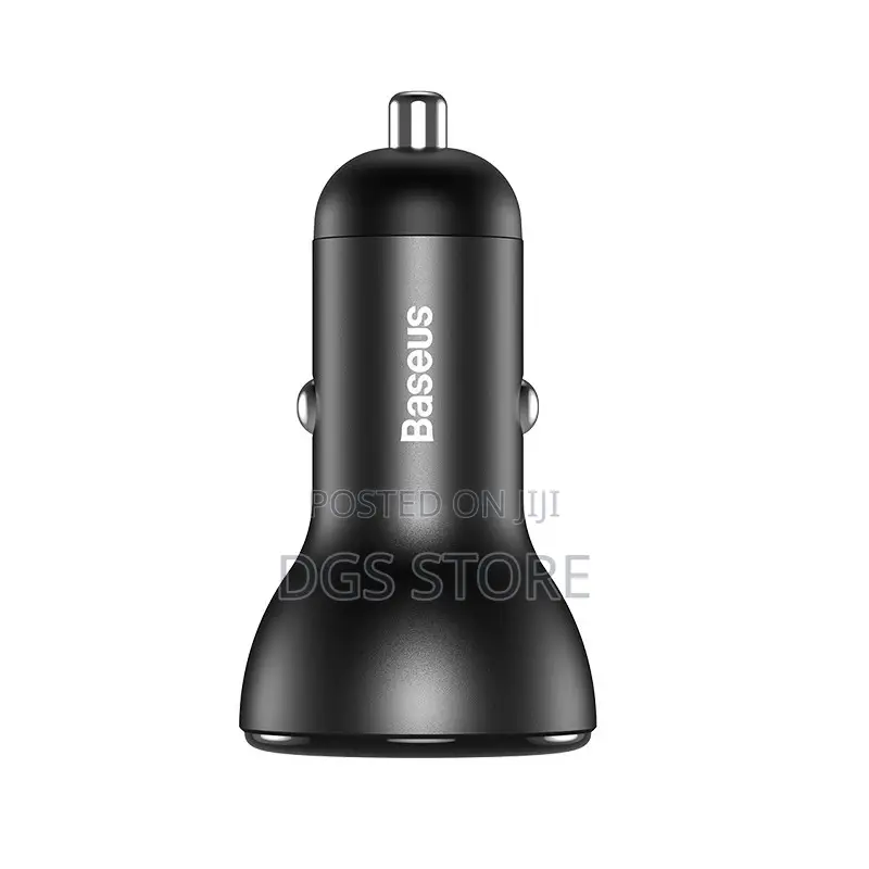 Baseus Digital Display Dual Quick Charger Car Charger 45w