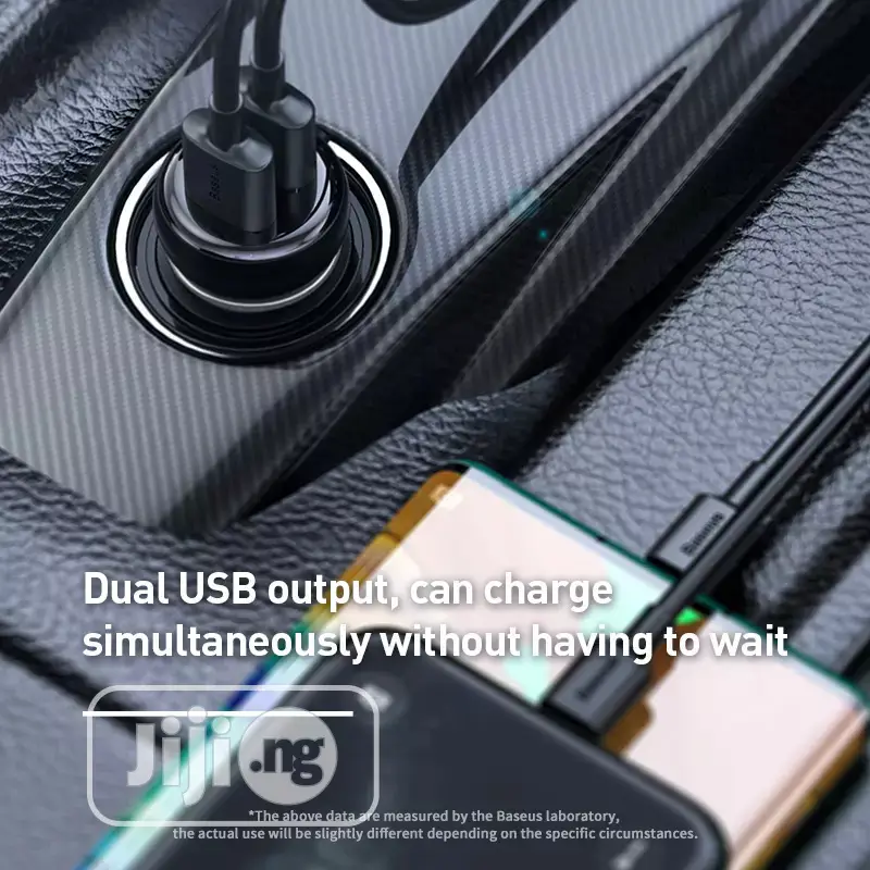 Baseus Dual USB Car Charger With FM Transmitter Bluetooth