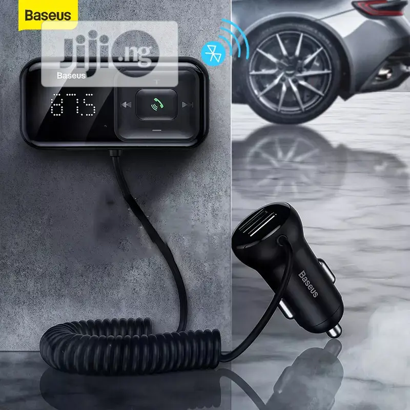 Baseus Dual USB Car Charger With FM Transmitter Bluetooth