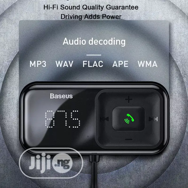 Baseus Dual USB Car Charger With FM Transmitter Bluetooth