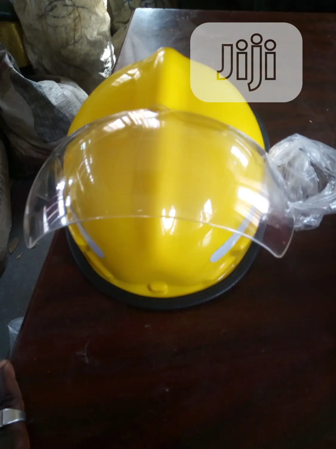 Fire Resistant Helmet.