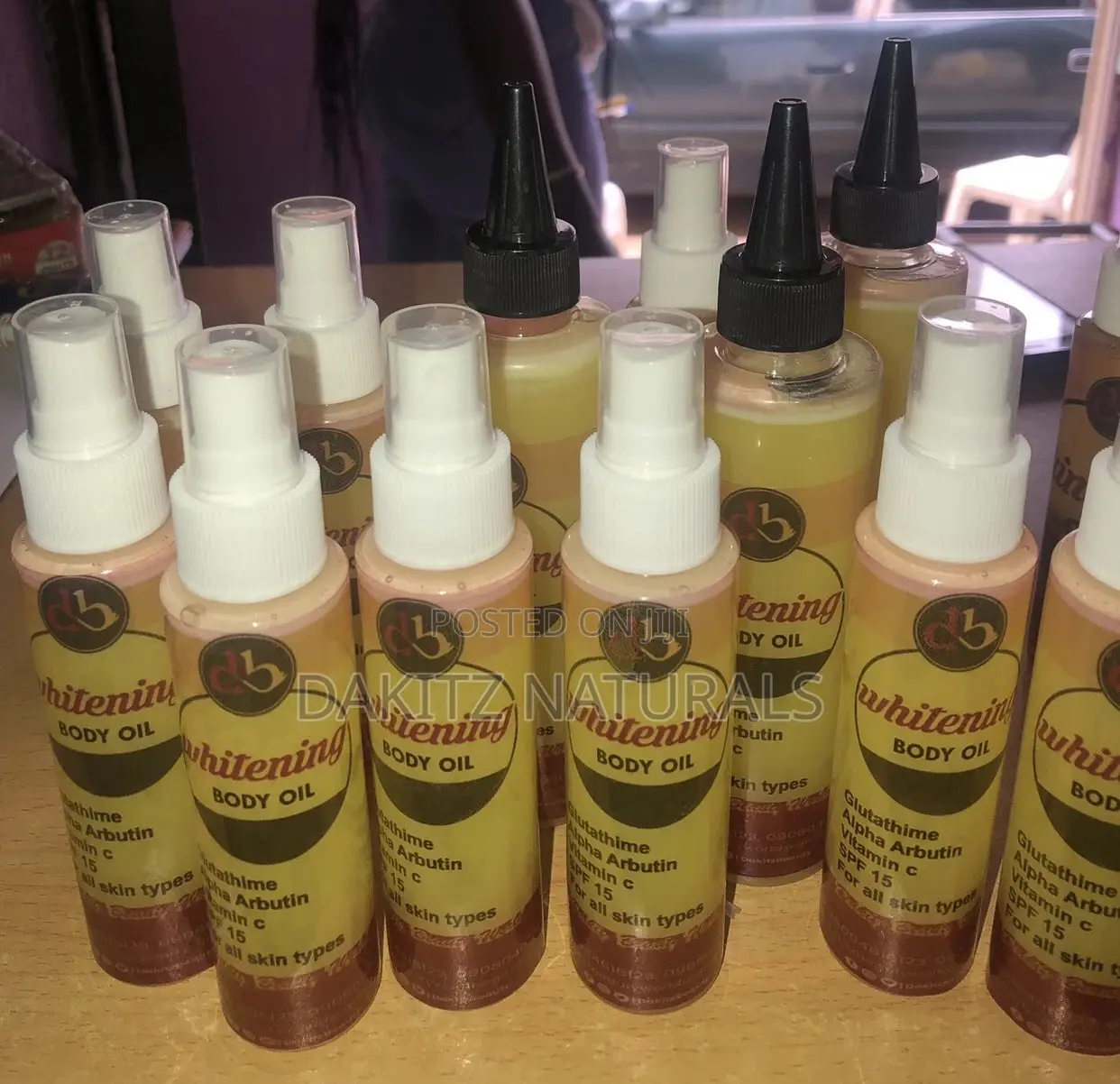 Whitening Body Oil