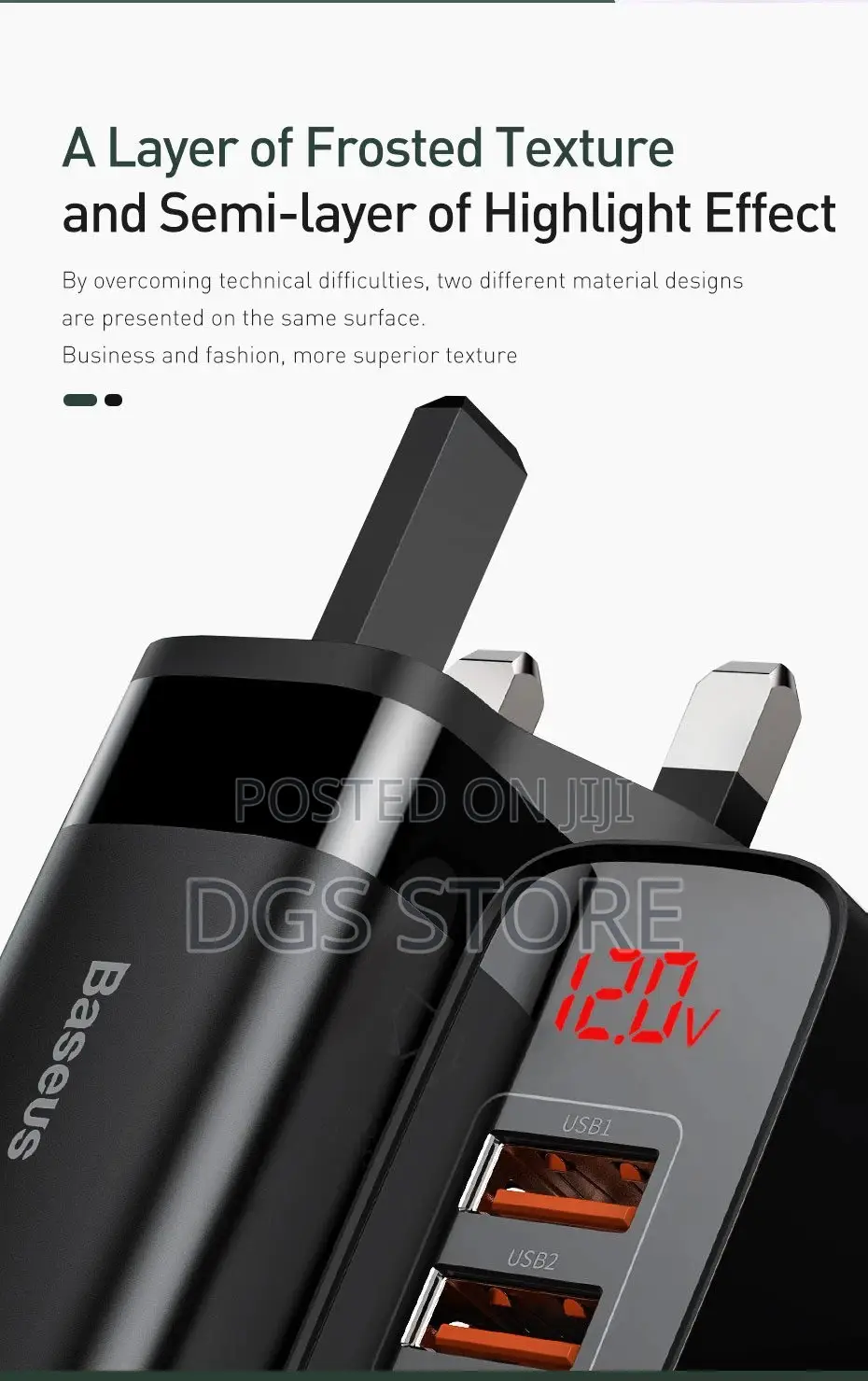 Baseus Mirror Lake PPS Digital Display Quick Charger