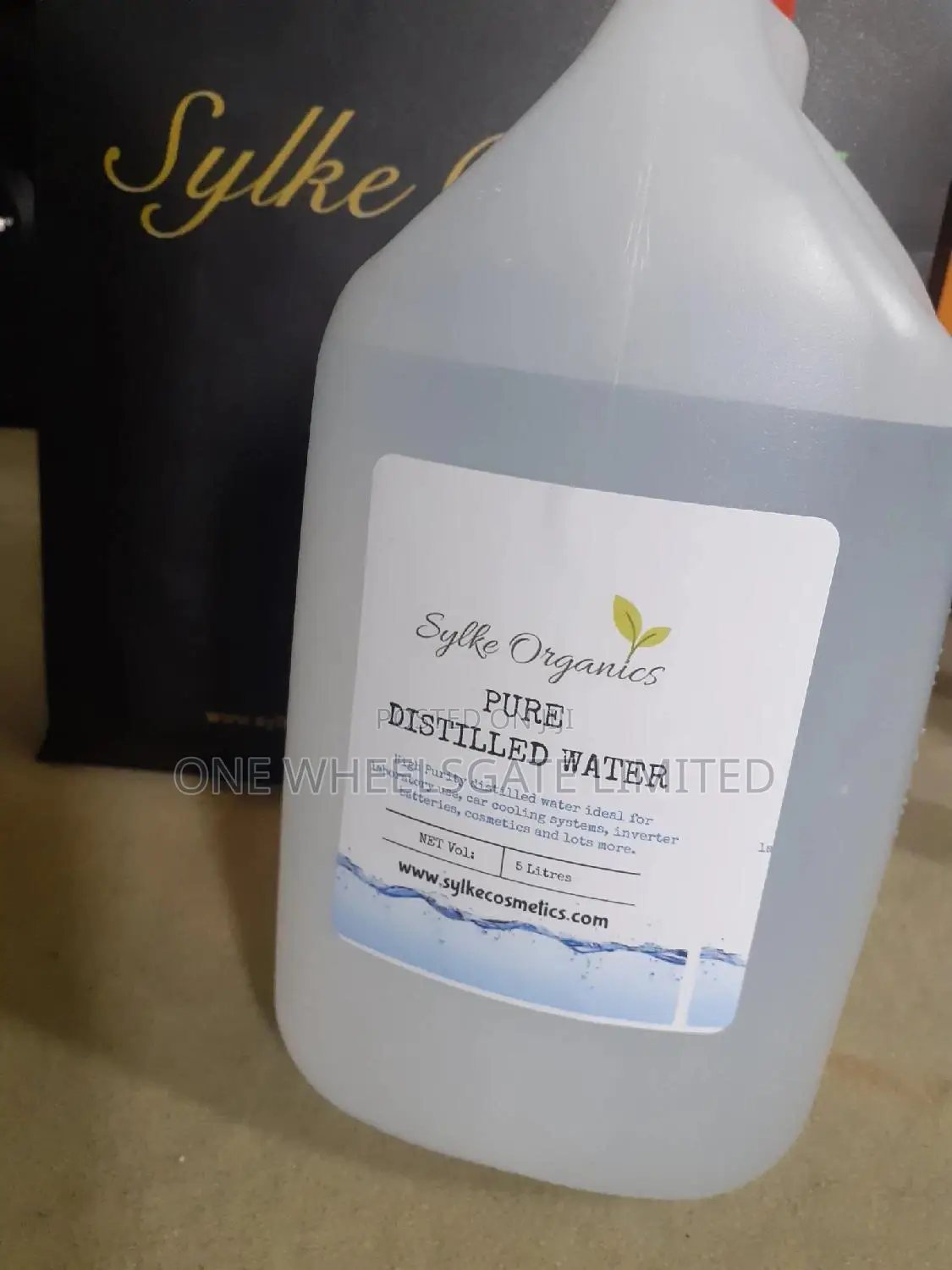 5 Liters Distilled Water by Sylke Organics