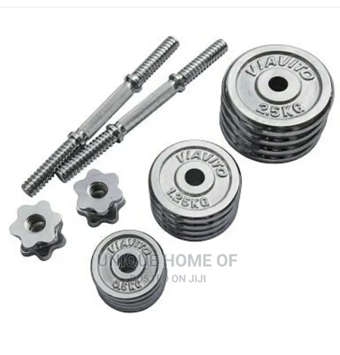 Chrome 30kg Dumbbells