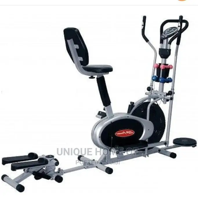 Orbitrac Elliptical Bike With Stepper Twister And Dumbbell