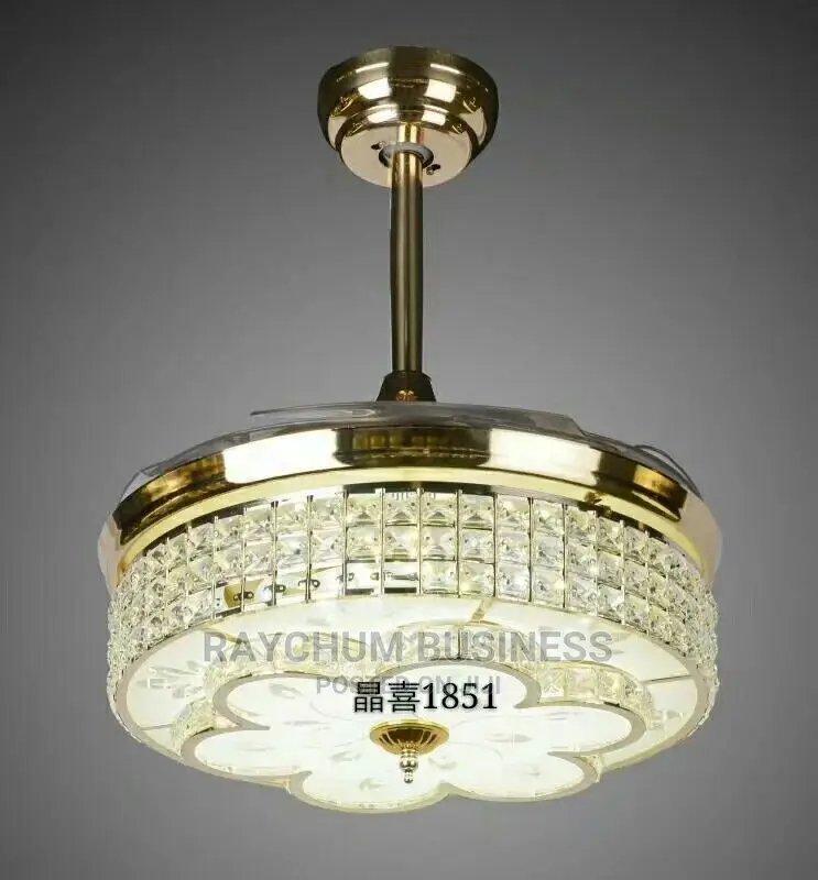 Ceiling Fan With Bluetooth and Light Remote Control
