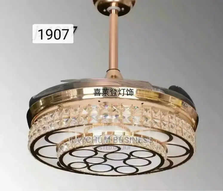 Ceiling Fan With Bluetooth and Light Remote Control