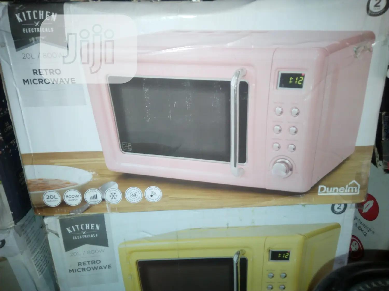 Original Dunelm 20L Retro Microwave, Different Colours.