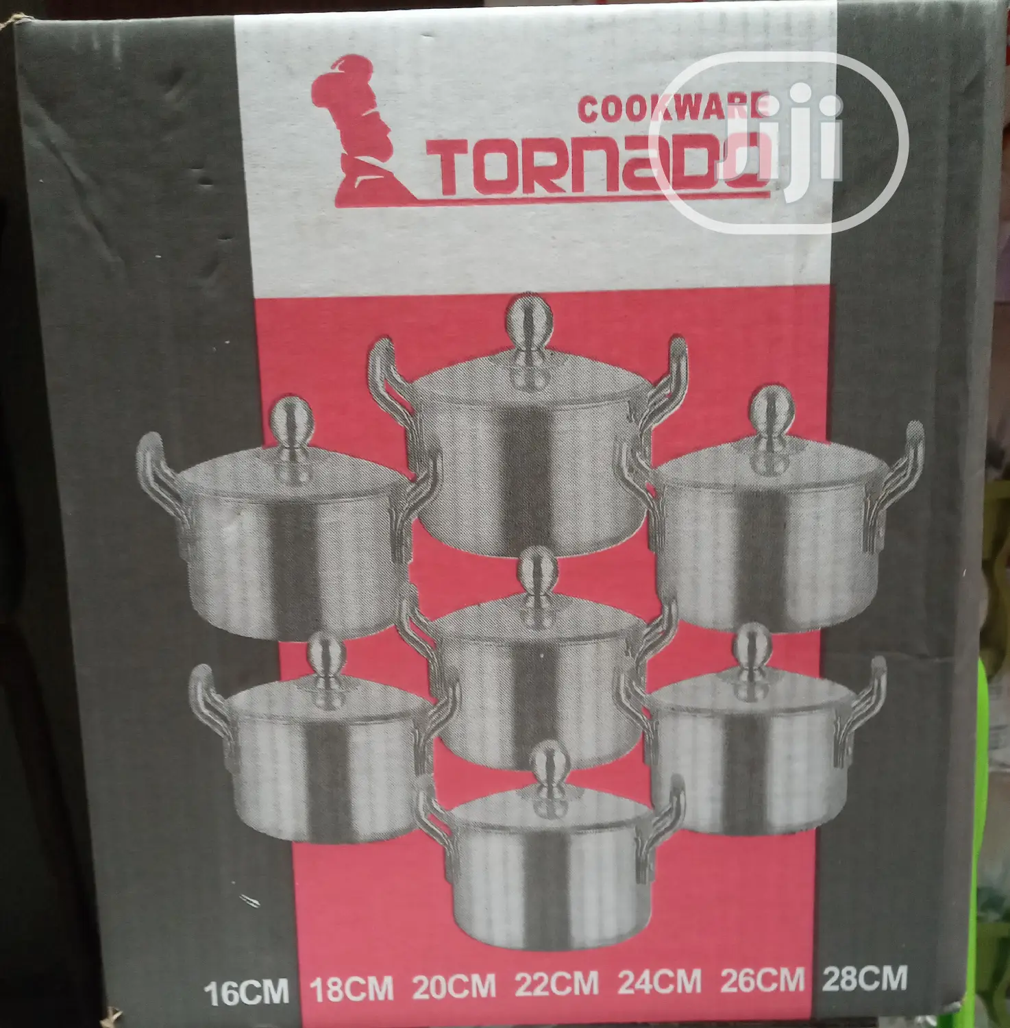 7 Sets Heavy Aluminium Pot