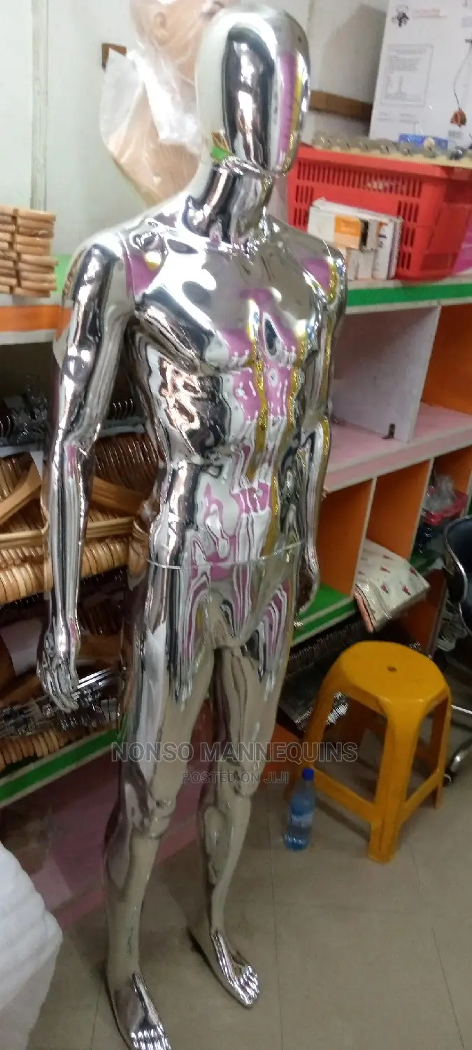 New Silvee Chrome Male Mannequins Faceless