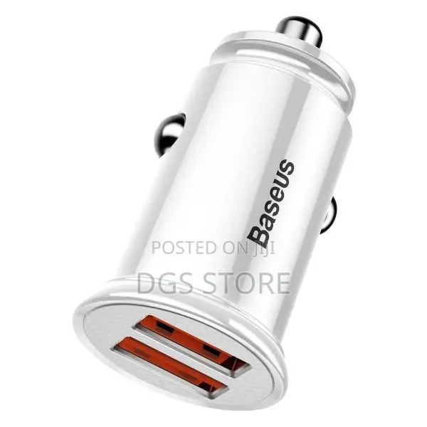 Baseus Inauto Circular Metal Pps Quick Car Charger 30w