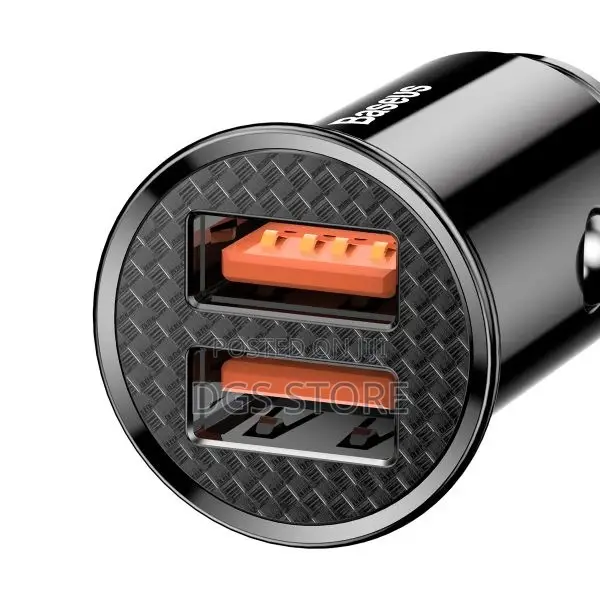 Baseus Inauto Circular Metal Pps Quick Car Charger 30w