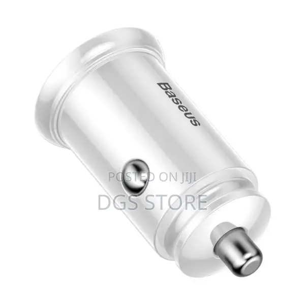 Baseus Inauto Circular Metal Pps Quick Car Charger 30w