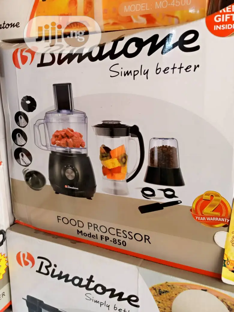 Binatone Food Processor With Blender And Grinder 850watts.