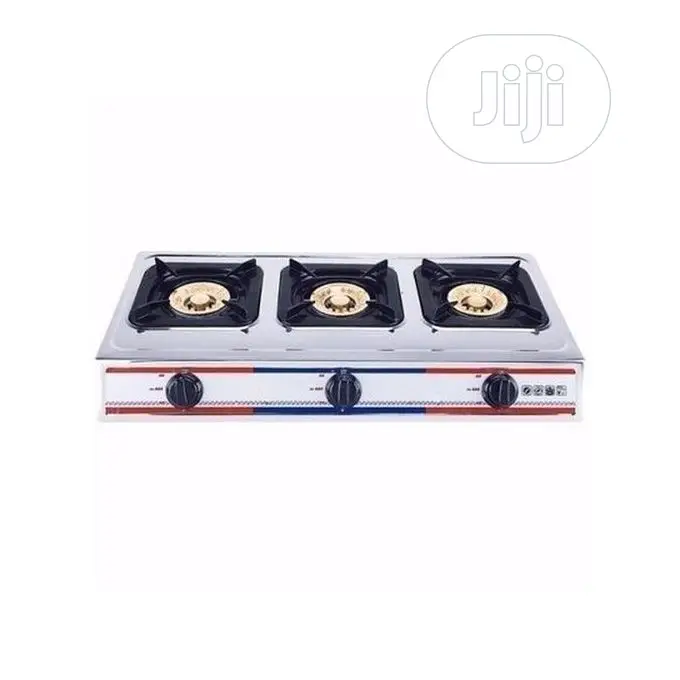Eurosonic 3 Burner Stainless Gas Cooker