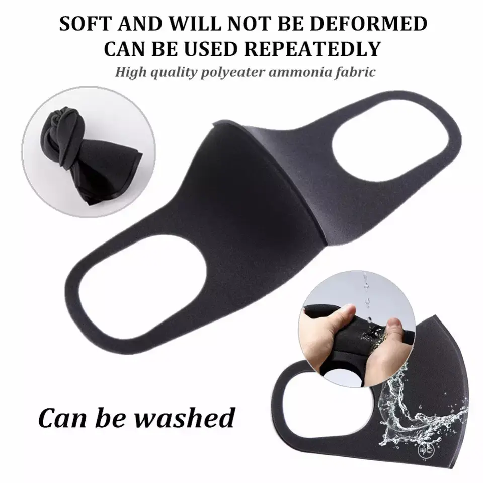 50 Pcs Face Mask Nose Mask Breathable Washable Reusable