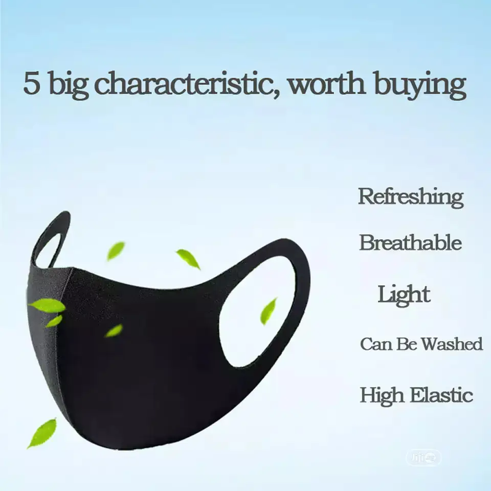 50 Pcs Face Mask Nose Mask Breathable Washable Reusable