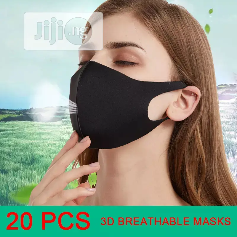 50 Pcs Face Mask Nose Mask Breathable Washable Reusable