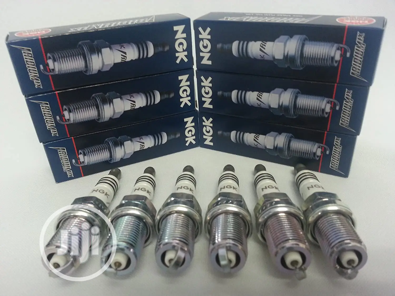 6 PCS of Genuine NGK 6619 Iridium Spark Plugs LFR6AIX-11